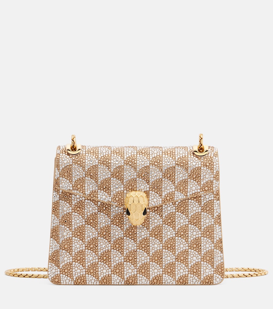 Bvlgari Serpenti Forever embellished crossbody bag