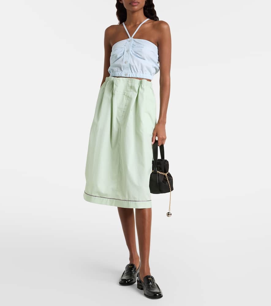 Prada Petit Sac Re-nylon Bucket Bag In Black