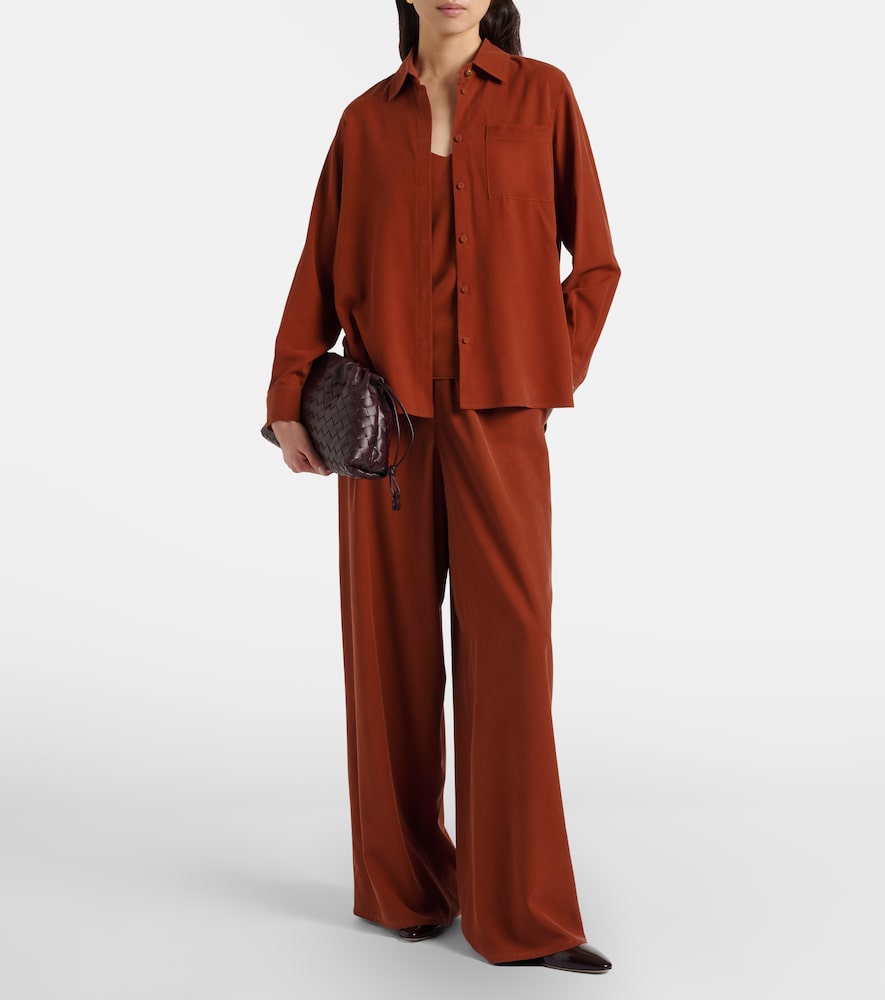 Max Mara Cotton wide-leg pants
