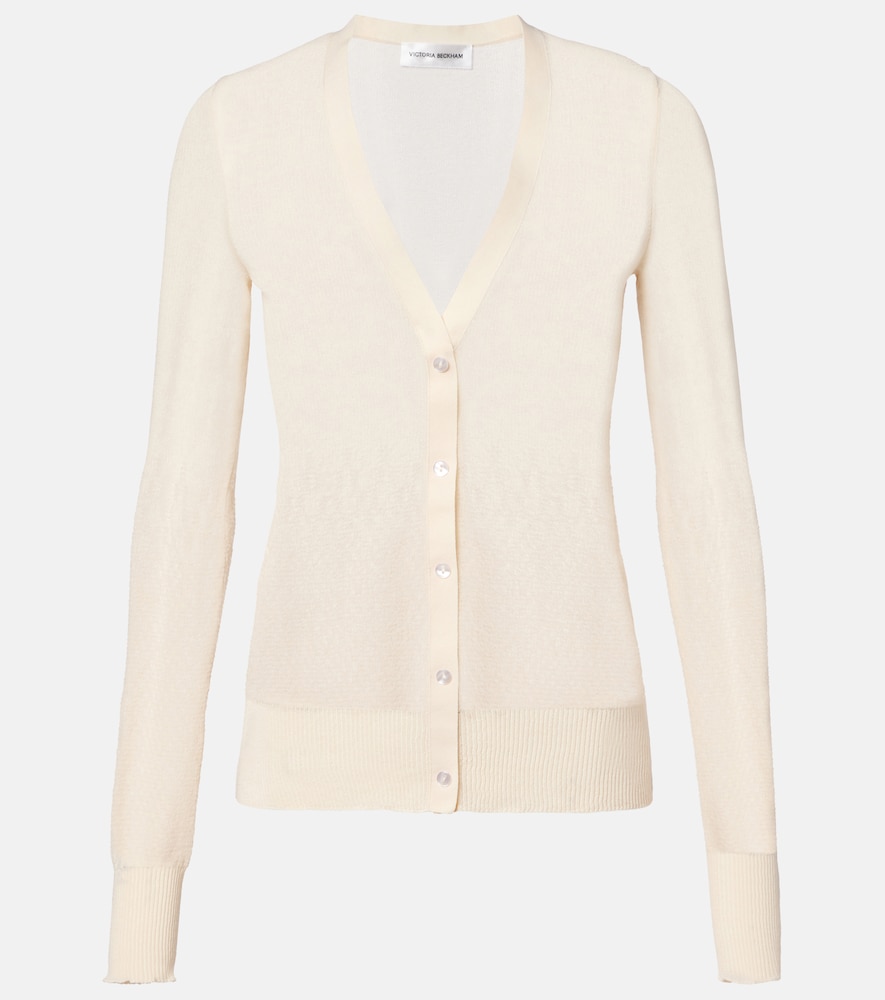 Victoria Beckham Cotton-blend cardigan