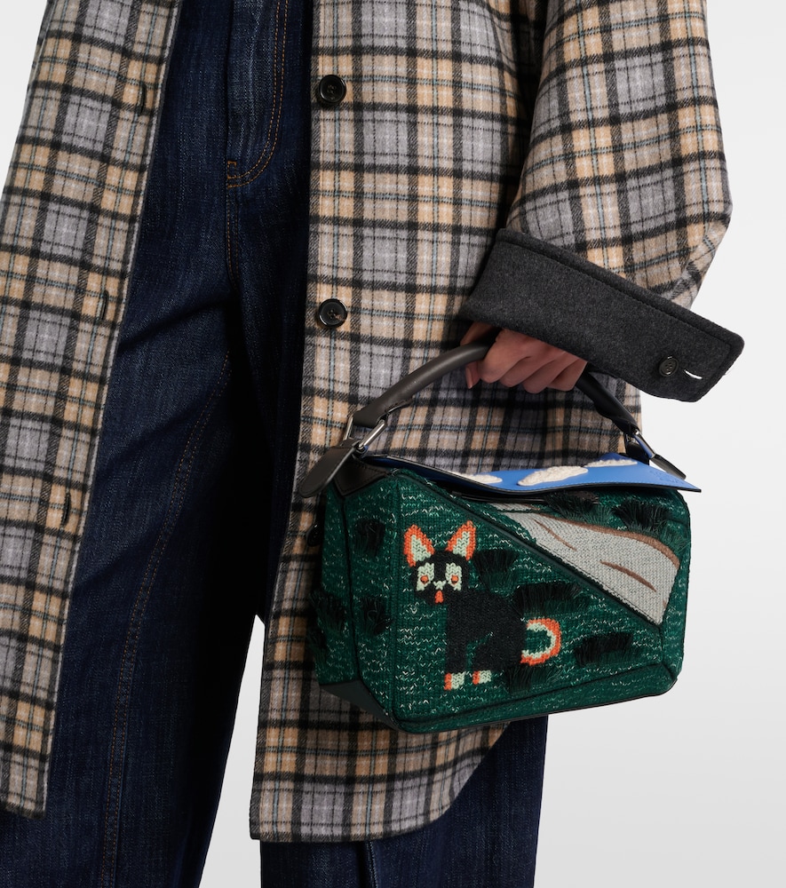 Loewe x Louis Wain Futurist Cat Puzzle top-handle bag