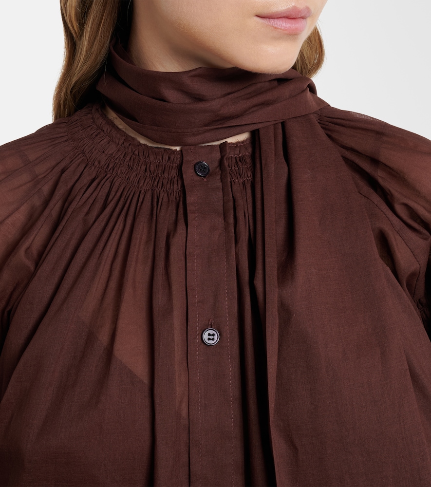  Plan C Plan C Blusa De Algodón Con Lazada 