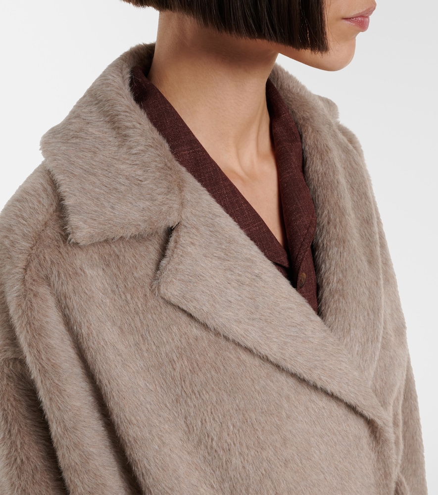  Loro Piana Loro Piana Maria Alpaca And Wool Wrap Coat 