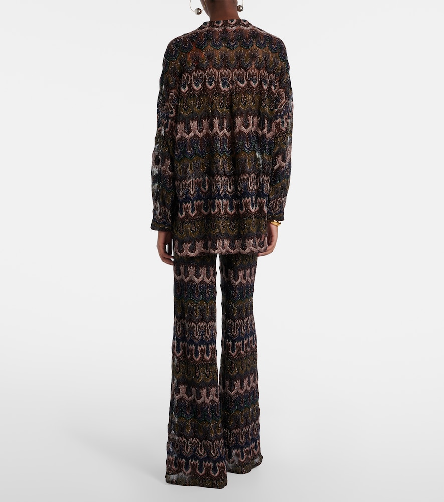  Missoni Missoni Schlaghose Aus Häkelstrick 