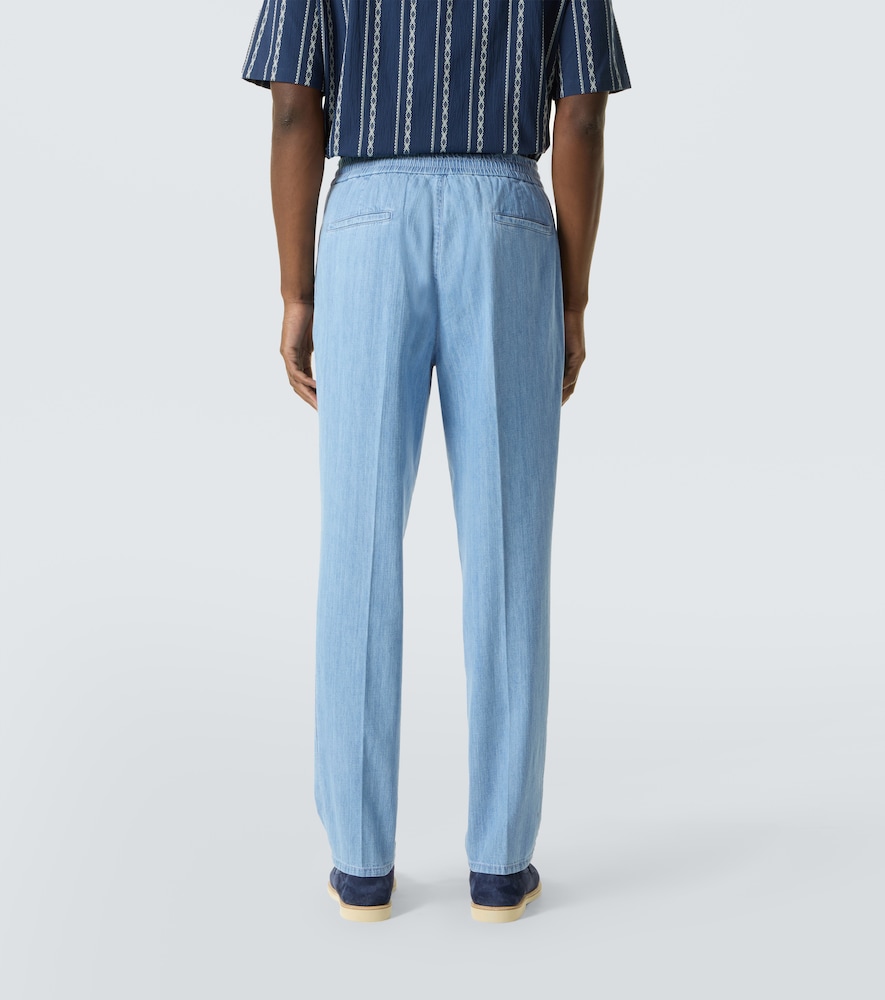  Brunello Cucinelli Brunello Cucinelli Gerade Hose Aus Baumwolle 