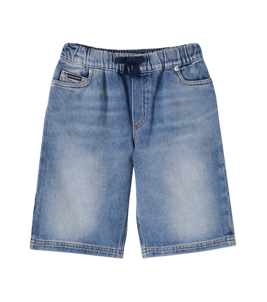 Dolce&Gabbana Kids Blue Denim Bermuda Shorts Y Size 14 - Mytheresa