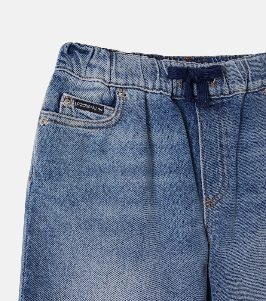  Dolce&gabbana Kids Dolce&gabbana Kids Bermuda-shorts Aus Denim 