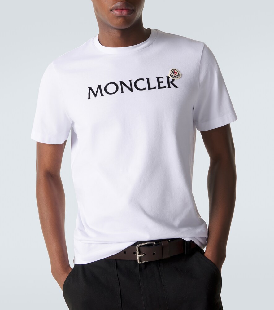  Moncler Moncler T-shirt Aus Baumwoll-jersey 