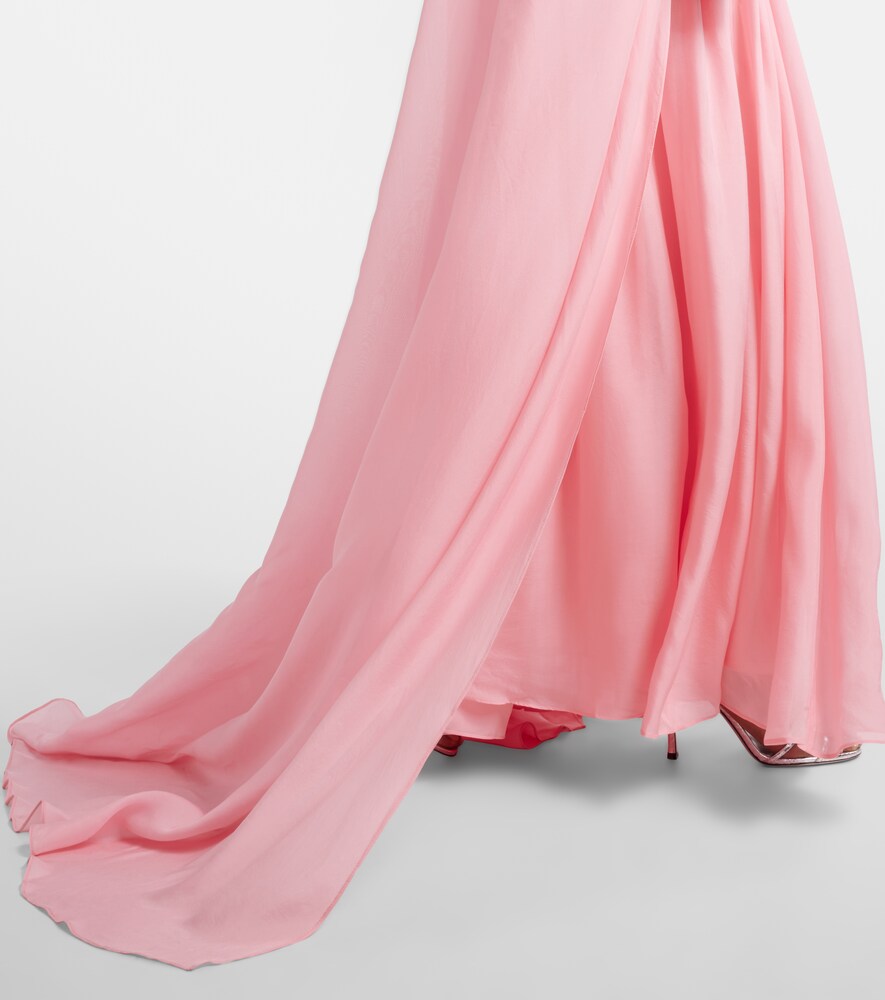 marchesa notte floral appliquéd embroidered tulle midi dress Marchesa Notte Soho Tulle Cocktail Dress