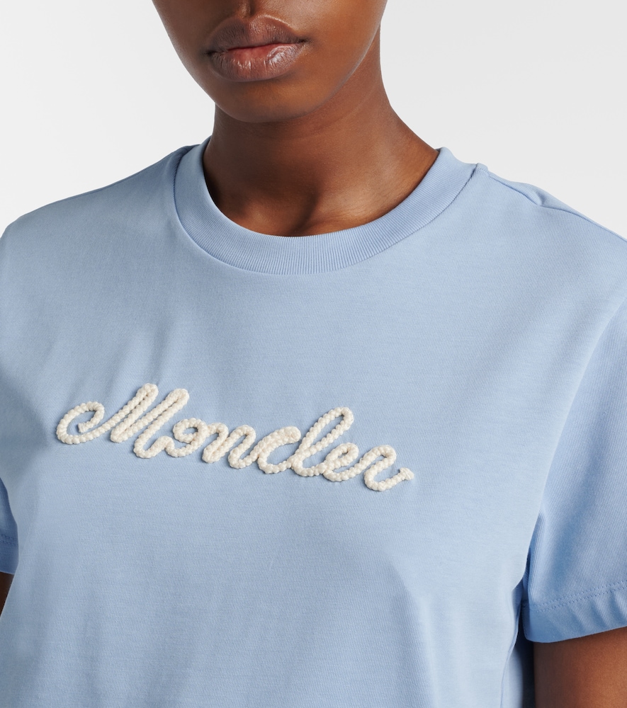  Moncler Moncler T-shirt Aus Baumwoll-jersey 