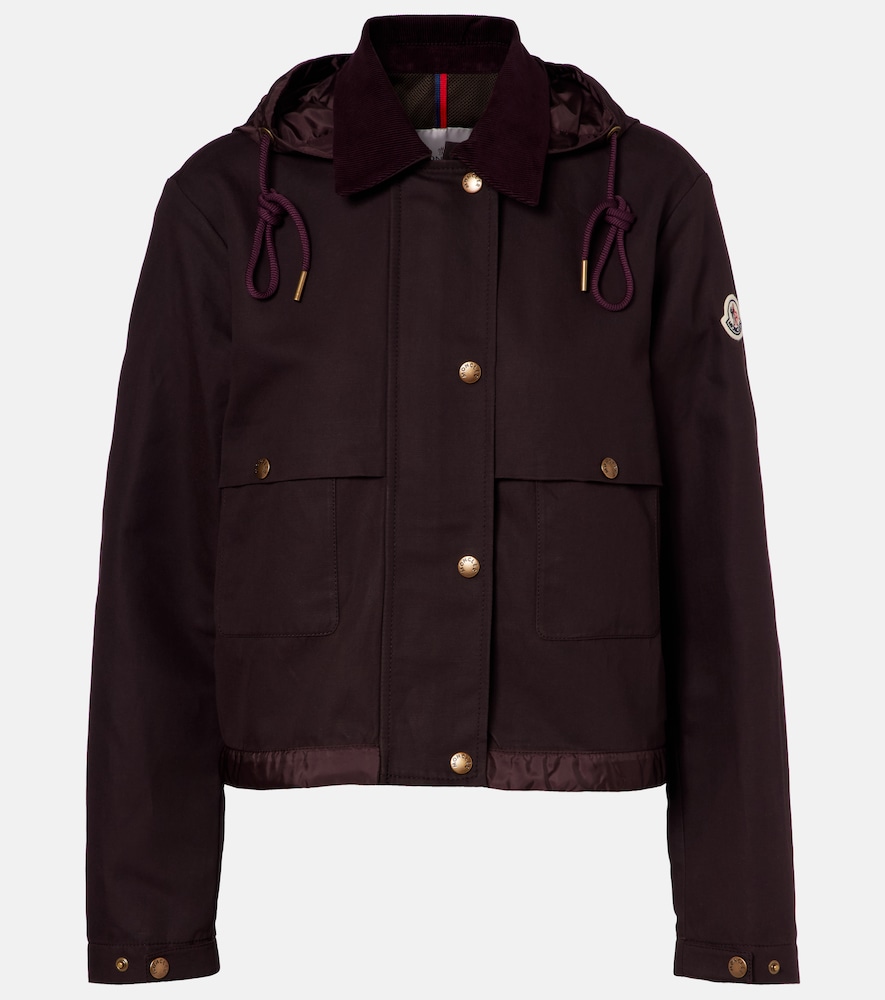 Moncler Aconitum cotton and linen-blend jacket