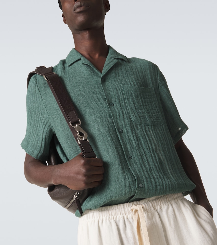  Le Kasha Le Kasha Botad Linen Bowling Shirt 