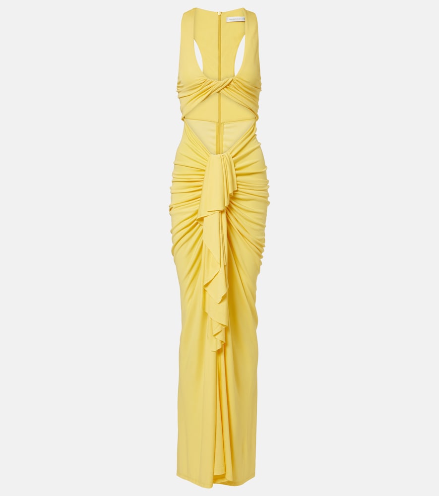 Christopher Esber Vivenda cutout gathered gown