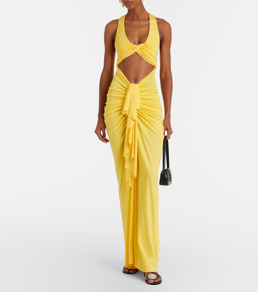 Christopher Esber Vivenda cutout gathered gown