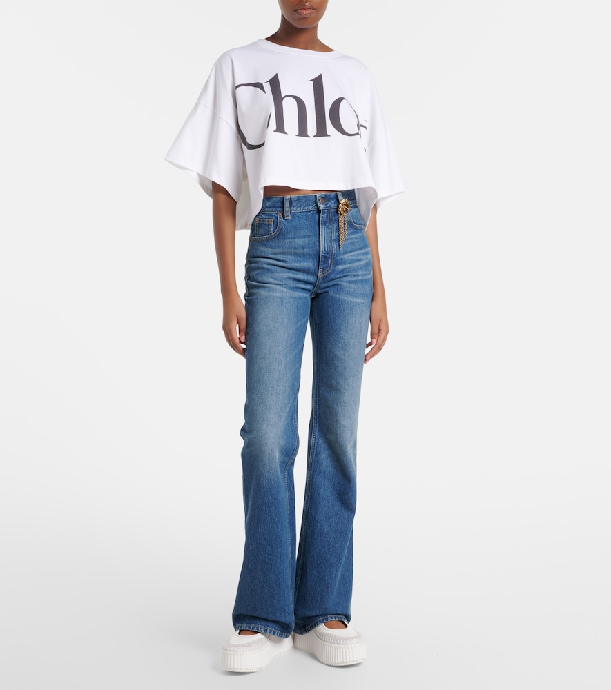Chloé Nama Leather Platform Sneakers