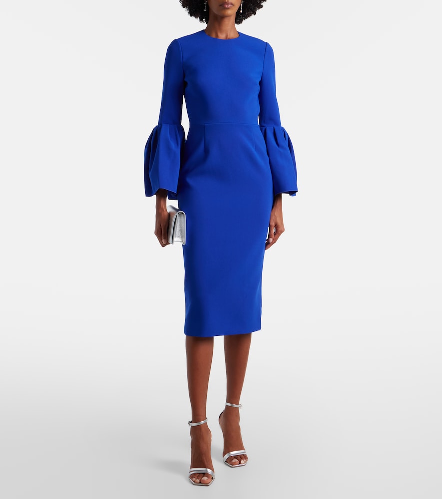 Roksanda Margot crêpe midi dress