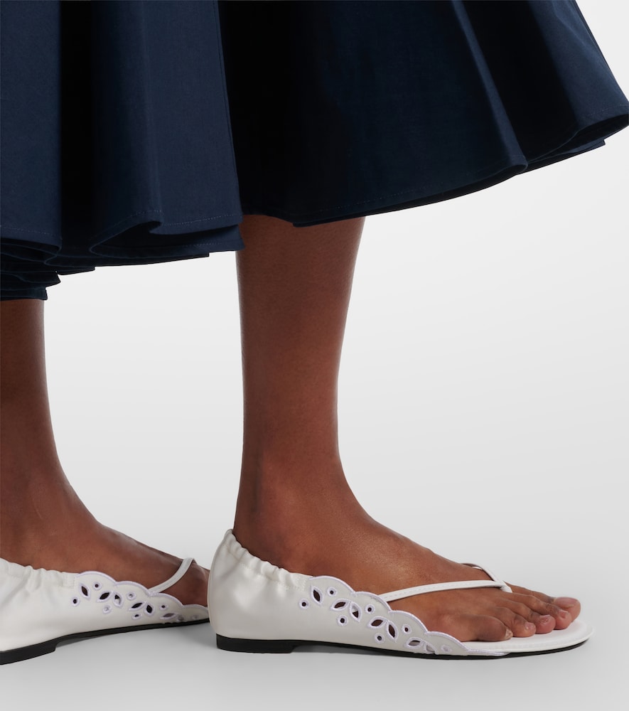 Jacquemus Satin thong sandals
