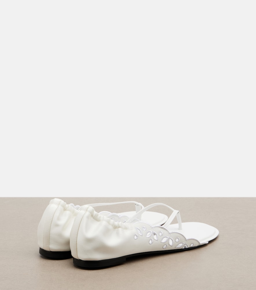  Jacquemus Jacquemus Satin Thong Sandals 