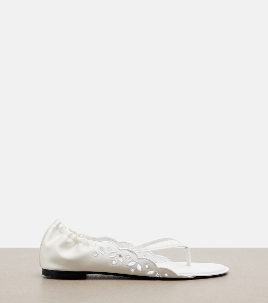  Jacquemus Jacquemus Satin Thong Sandals 