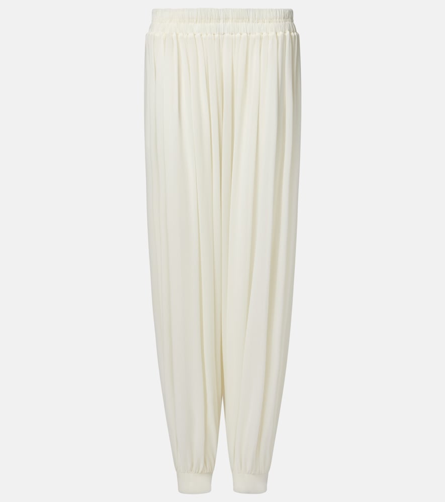 Alaia Alaïa Silk-blend wide-leg pants