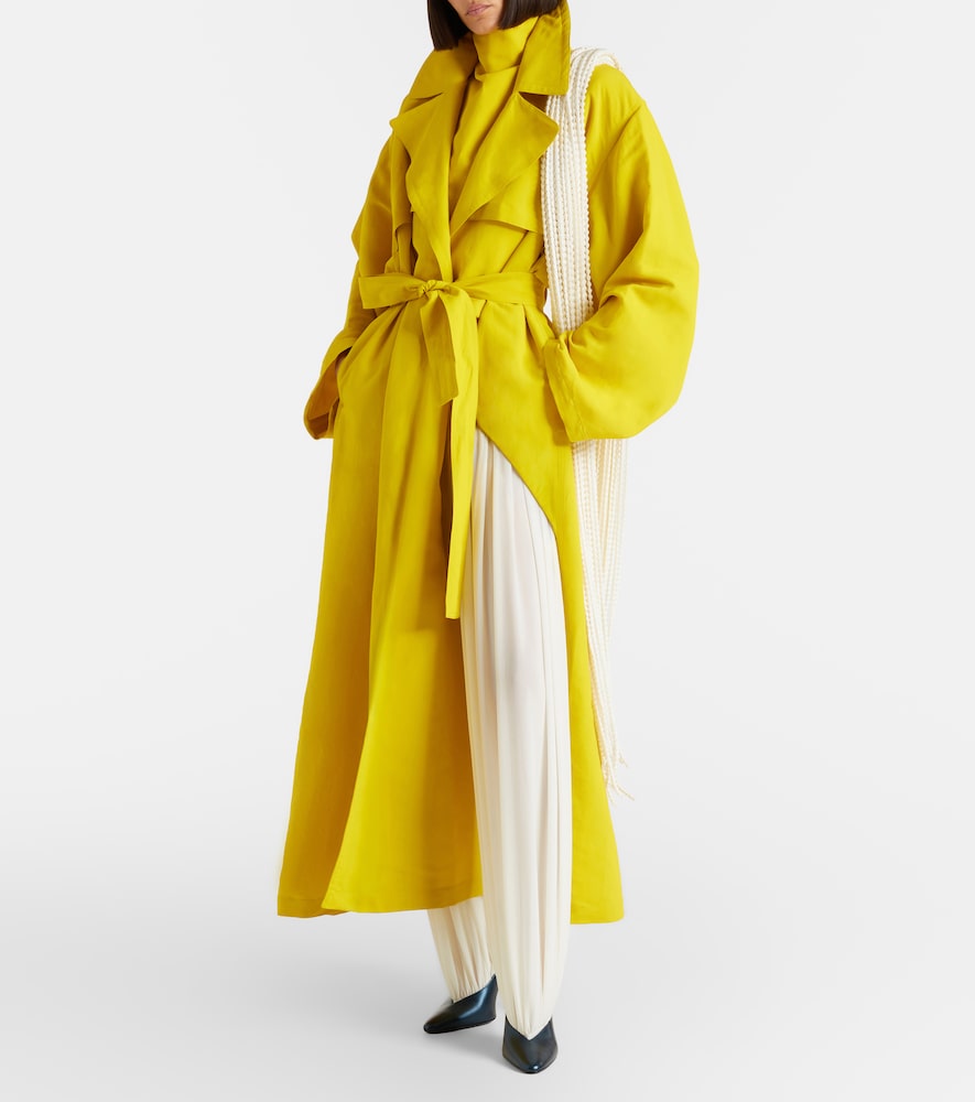 Alaïa Silk-blend wide-leg pants