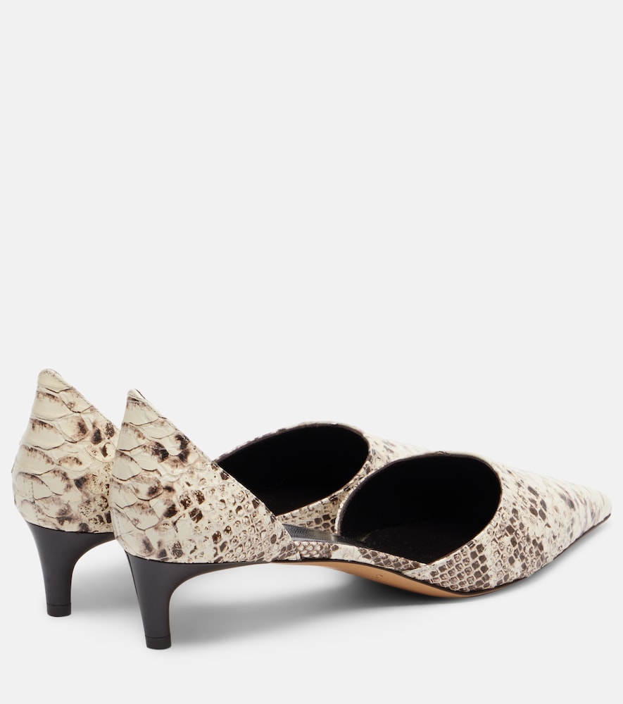 Le Monde Béryl Dakota Snake-Effect Pumps