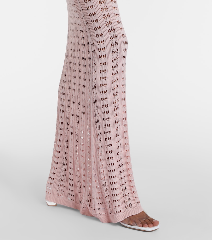 Draped Pointelle Maxi