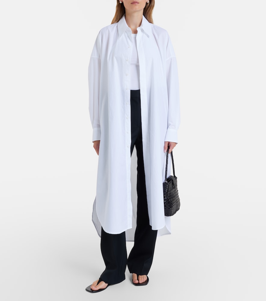 The Frankie Shop Bloom cotton poplin shirt dress