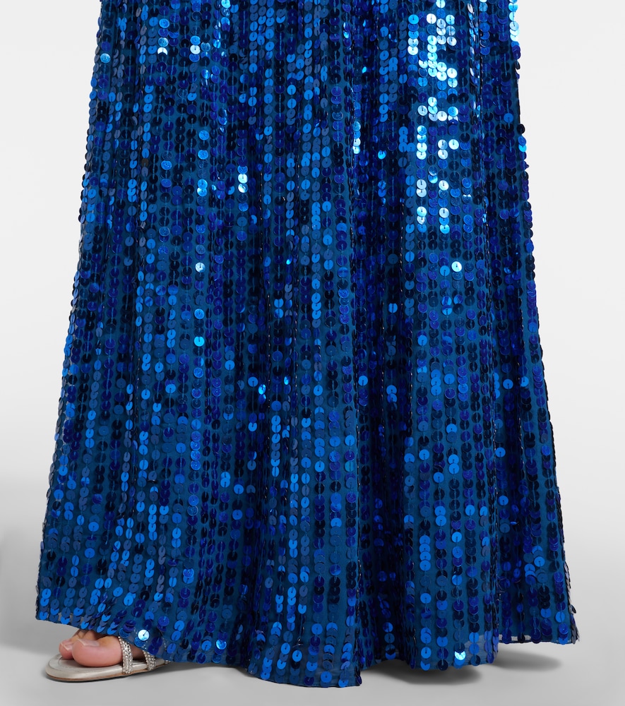  Jenny Packham Jenny Packham Embellished Fringed Gown 