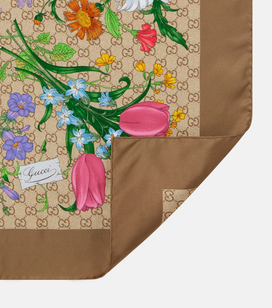  Gucci Gucci Tuch Gg Aus Seiden-twill 