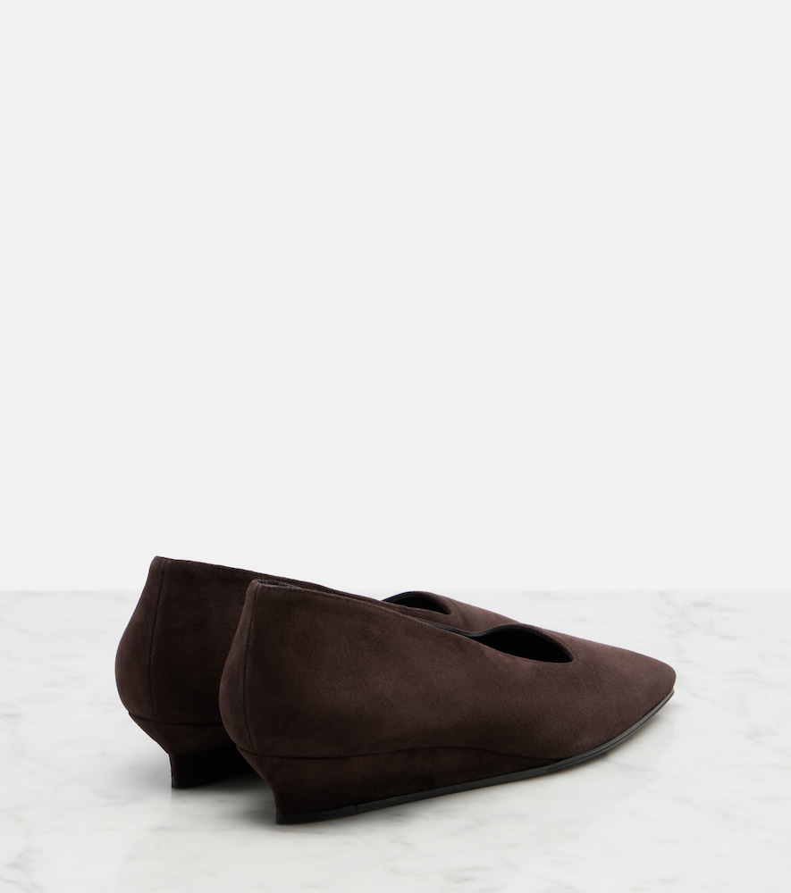  The Row The Row Wedges June Aus Veloursleder 