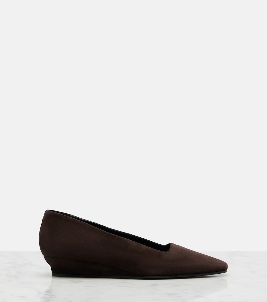  The Row The Row Wedges June Aus Veloursleder 
