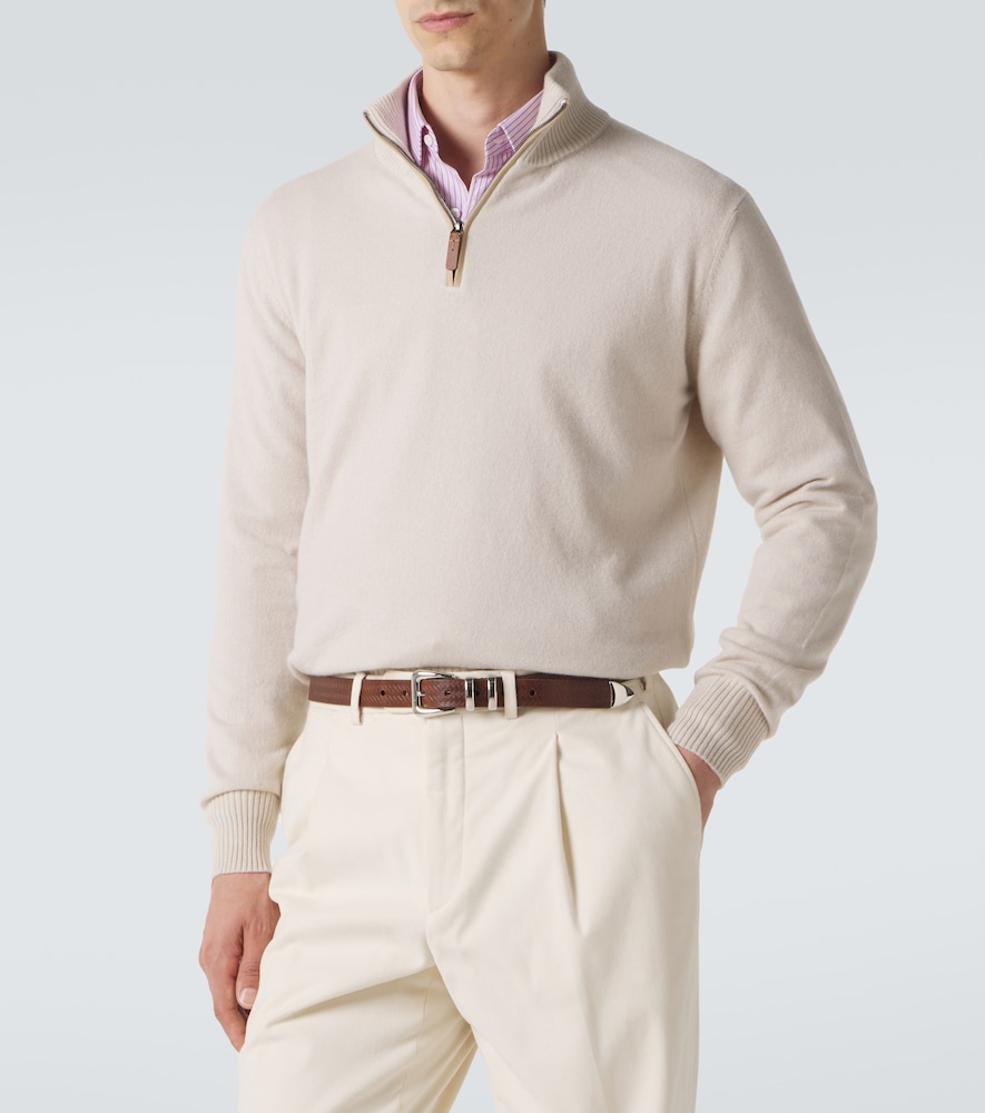 Cashmere Half-Zip Sweater