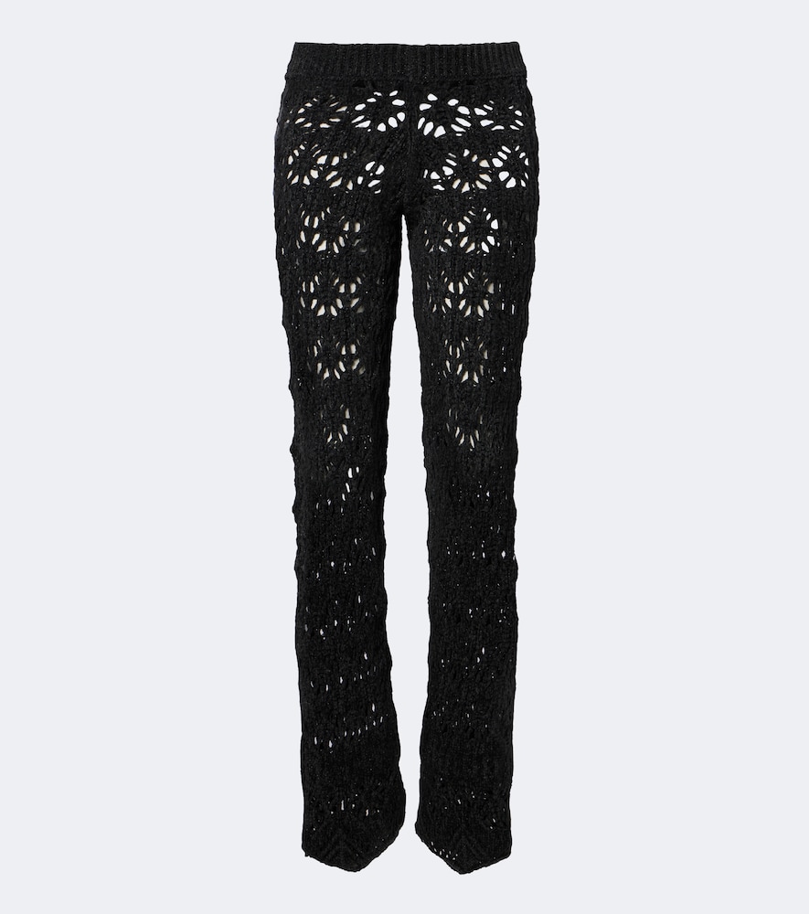 Pantaloni Time To Shine in maglia traforata