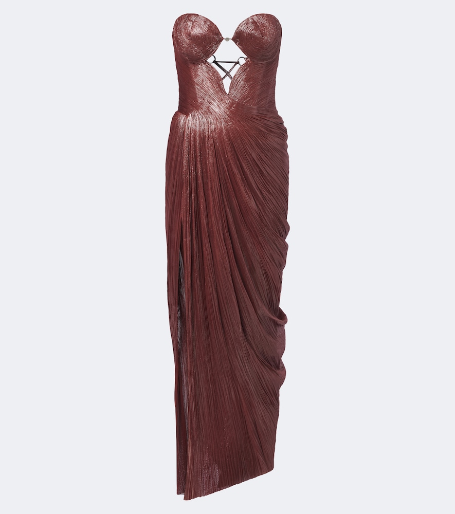 Maria Lucia Hohan Robe longue bustier Huda