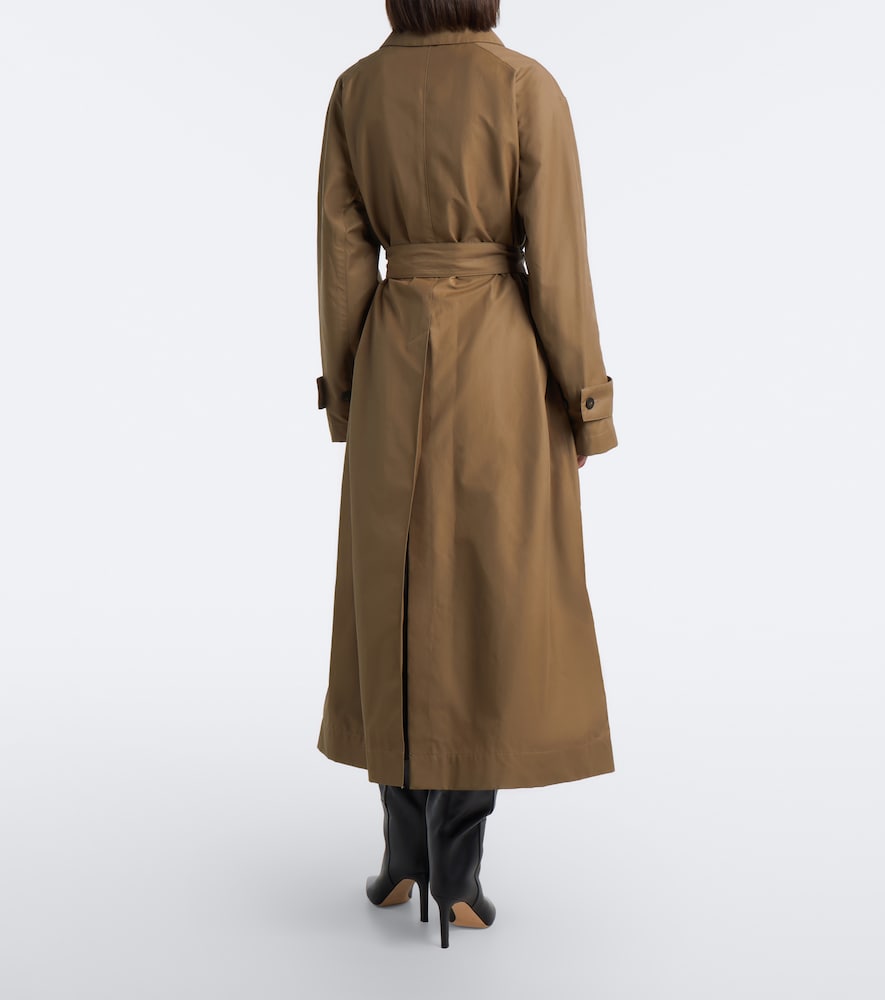 Cotton-Blend Trench Coat