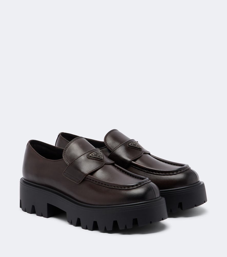 Loafers aus Leder