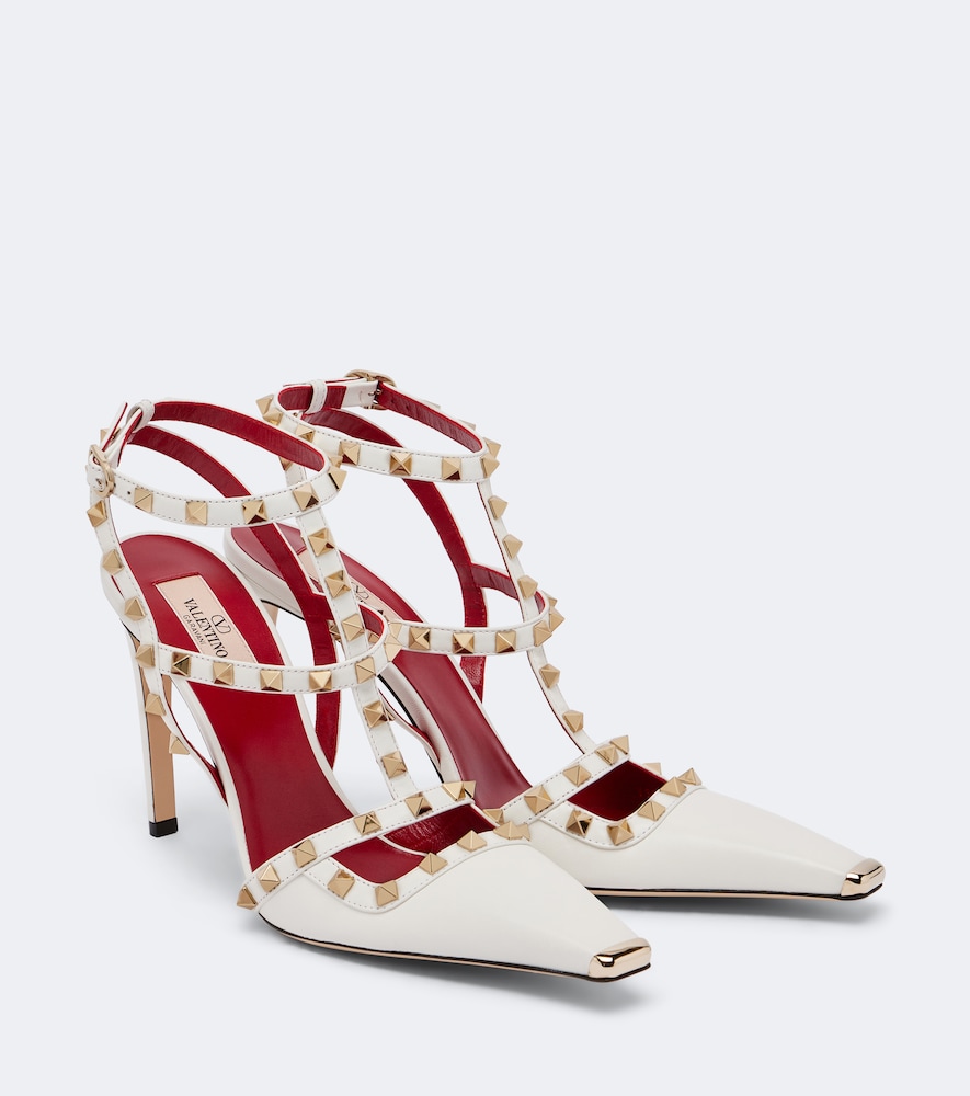 Pumps Rockstud aus Leder