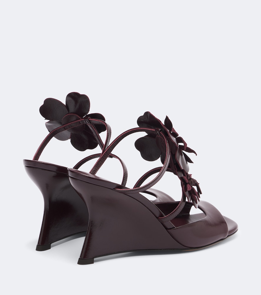 Belara Floral-Appliqué Wedge