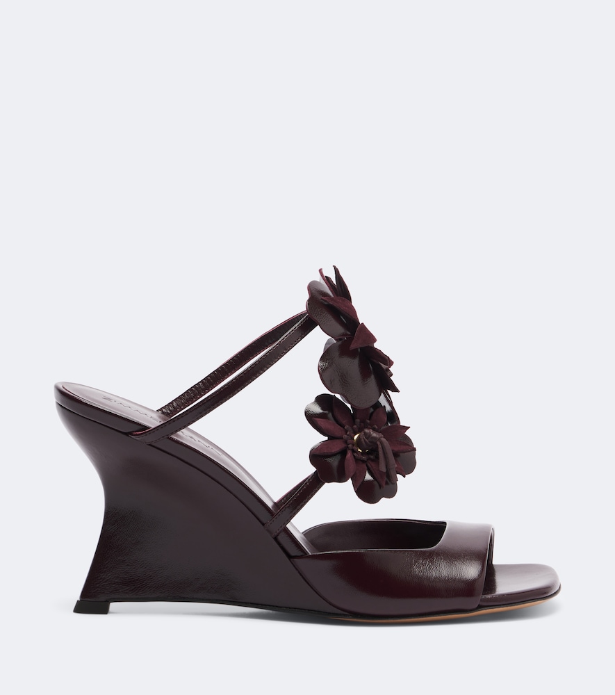 Belara Floral-Appliqué Wedge
