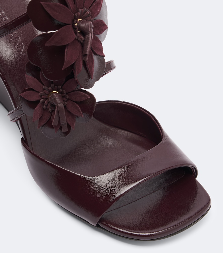 Belara Floral-Appliqué Wedge