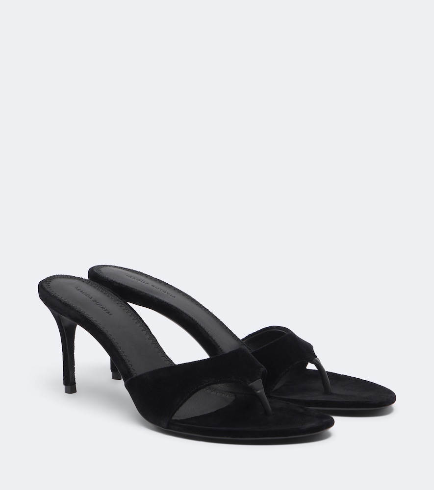 Sandalen aus Samt