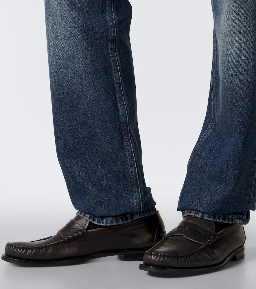 Classic Faded Straight Jeans