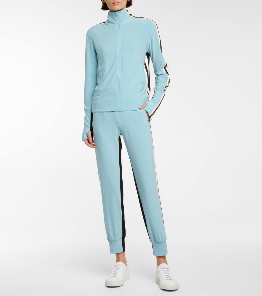 NORMA KAMALI SIDE-STRIPED TRACK JACKET,P00566259