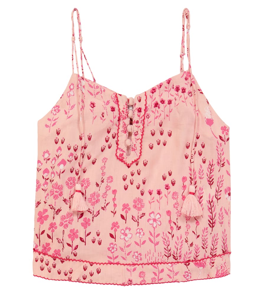 Poupette St Barth Kids Mara floral camisole