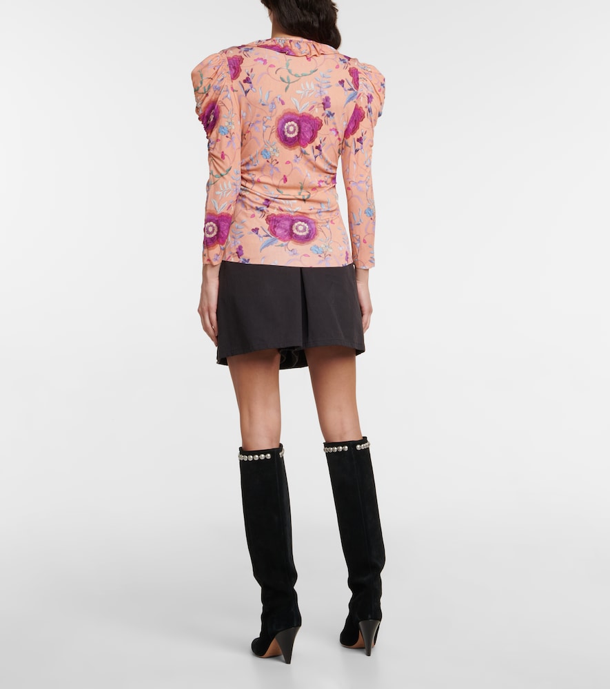  Isabel Marant Isabel Marant Jen Floral Velvet Top 