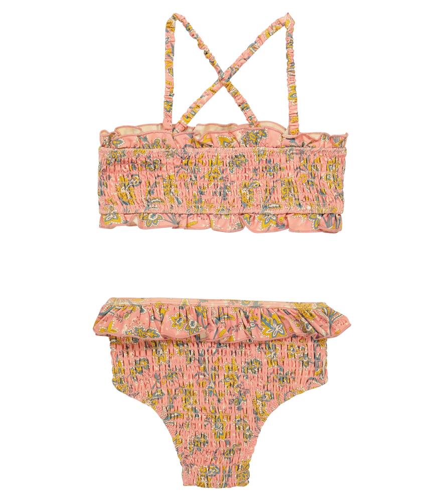 Louise Misha Kyra floral shirred bikini