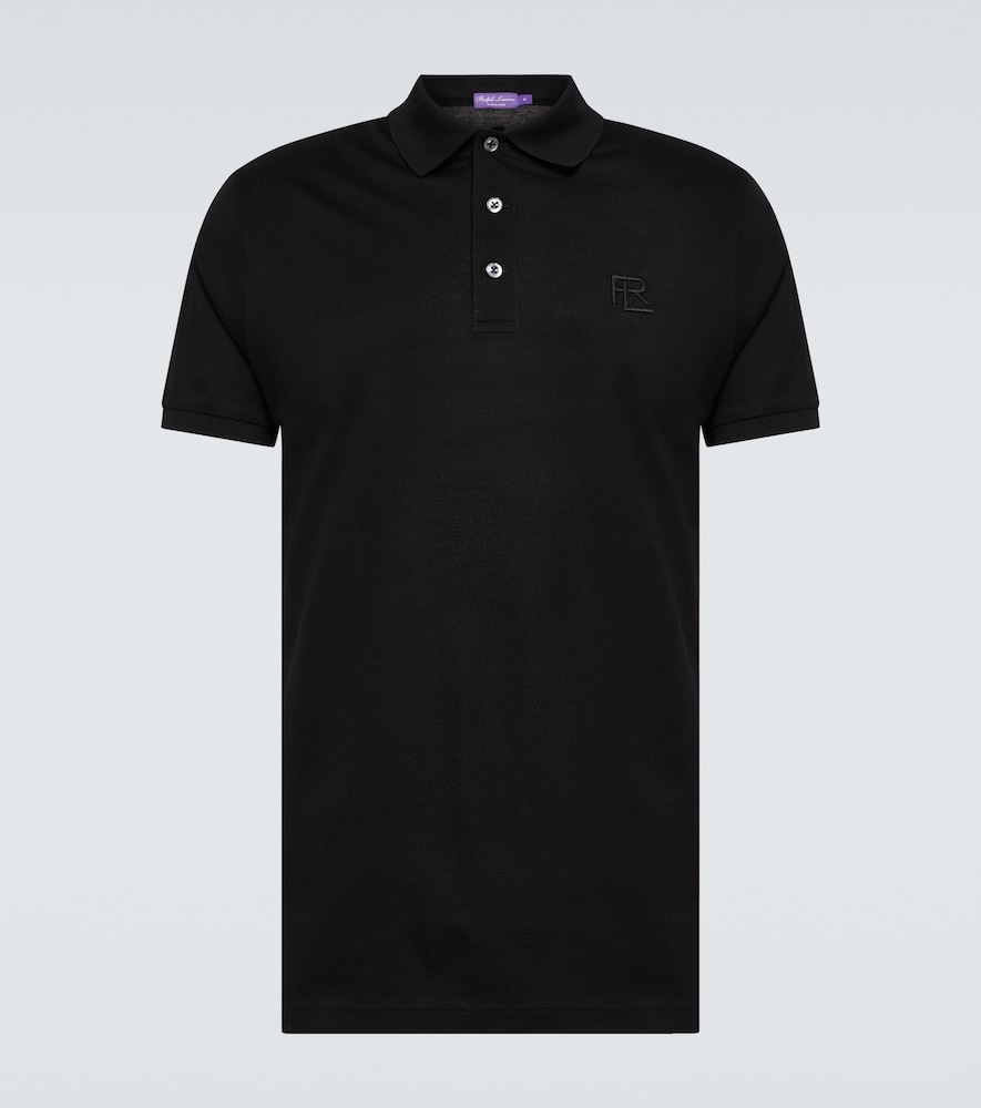Cotton piqué polo shirt