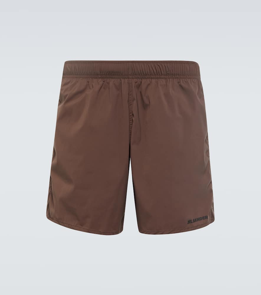 Jil Sander Badeshorts In Beaver