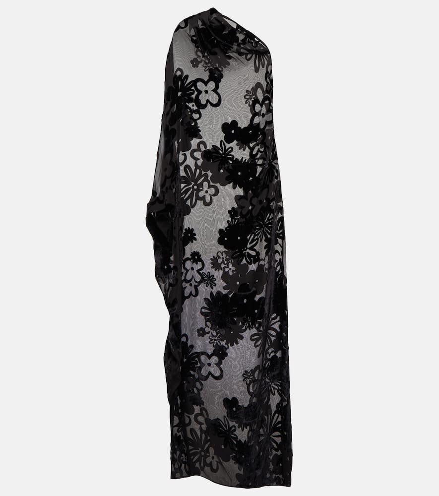 Tom Ford One-shoulder floral kaftan